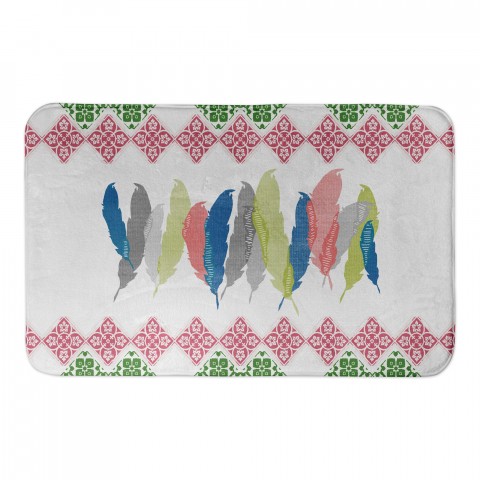 Funky Feather 34x21 Bath Mat