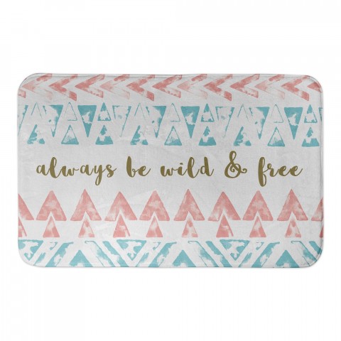 Wild and Free 34x21 Bath Mat