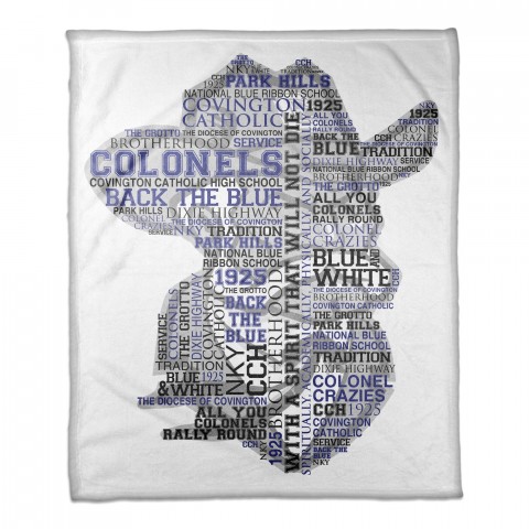 Mr. Colonel 50x60 Throw Blanket