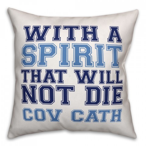Cov Cath Spirit 18x18 Throw Pillow