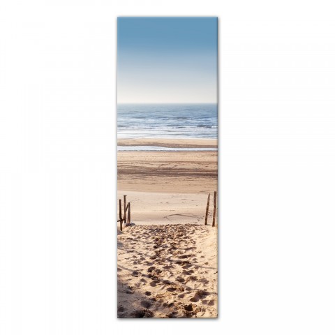 Beach Footprints 20x60 Canvas