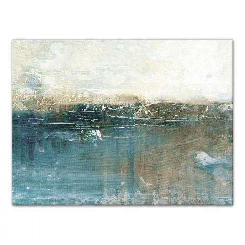 Abstract Water and Sky 40x30 Canvas
