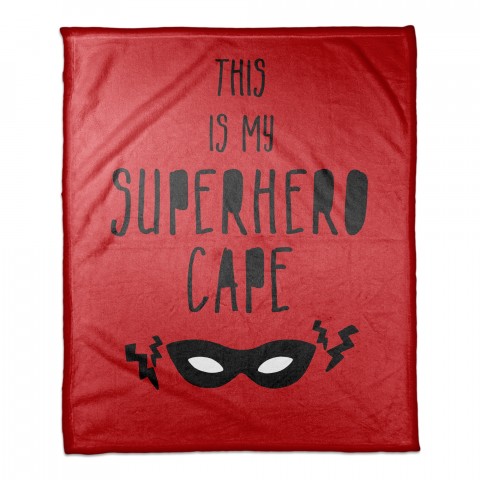 Superhero Cape 30x40 Throw Blanket
