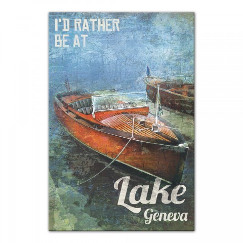 Lake Geneva Escape 24x36 Canvas