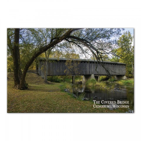 Cedarburg Covered Bridge 30x20 Canvas