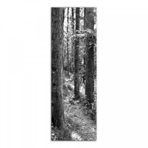 Black and White Forest 20x60 Canvas