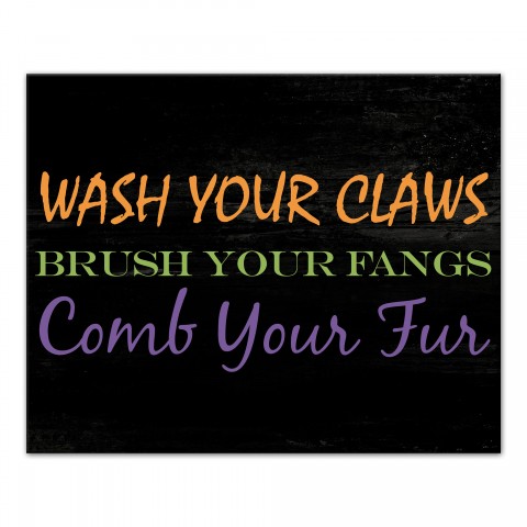 Monster Hygiene 20x16 Canvas Wall Art