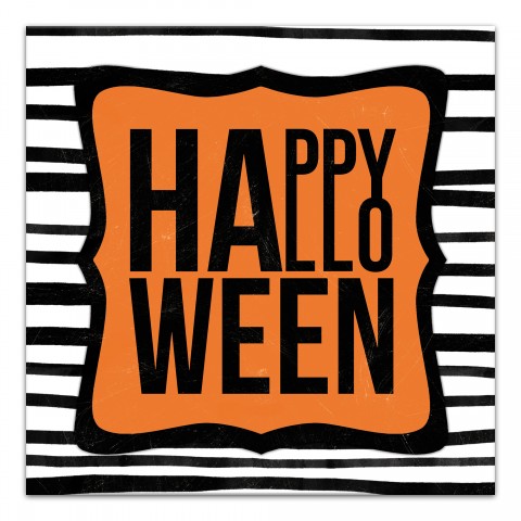 Happy Halloween 16x16 Canvas Wall Art