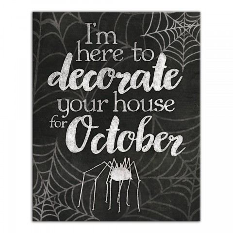 Spider Interior Designer 16x20 Canvas Wall Art
