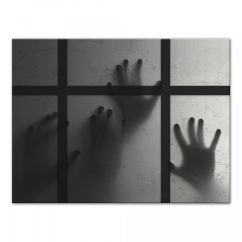 Creepy Hands 24x18 Canvas Wall Art
