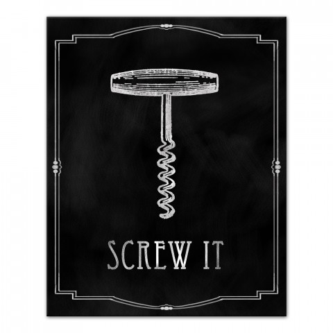 Wine Black White 16x20 Canvas Wall Art