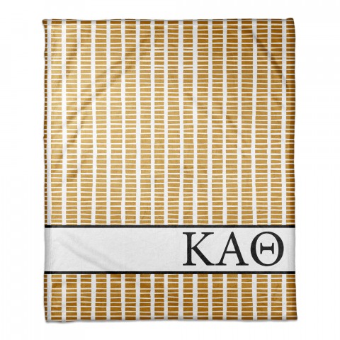 Kappa Alpha Theta Square Pattern 50x60 Throw Blanket