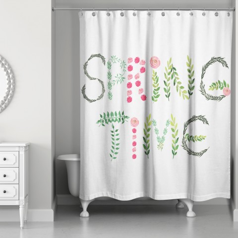 Spring Time 71x74 Shower Curtain