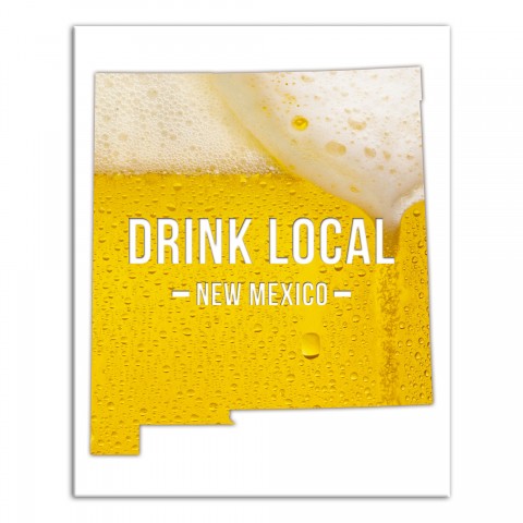 New Mexico Drink Local Beer Wall Art