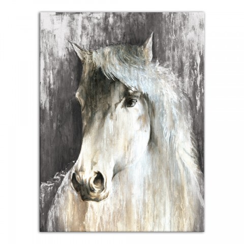 White Painted Horse 30x40 Canvas