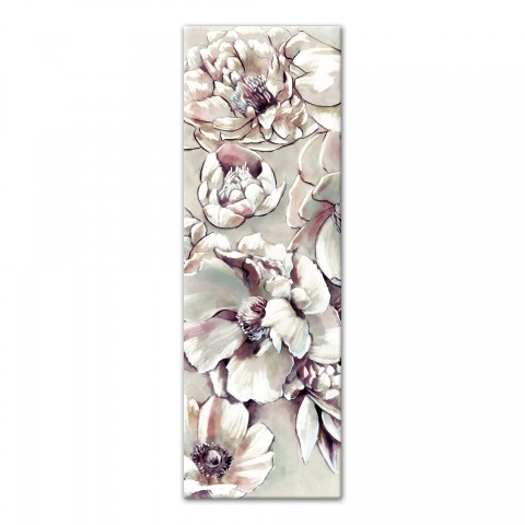 Large Painterly Florals 20x60 Canvas