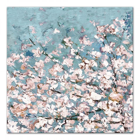 Soft Cherry Blossoms 36x36 Canvas