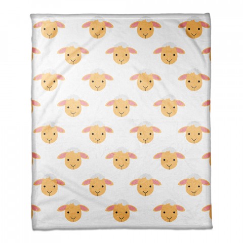 Fox Face Friend 50x60 Throw Blanket