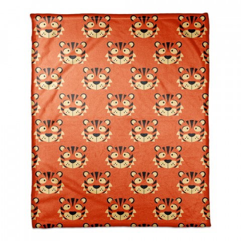 Lion Face Friend 50x60 Throw Blanket