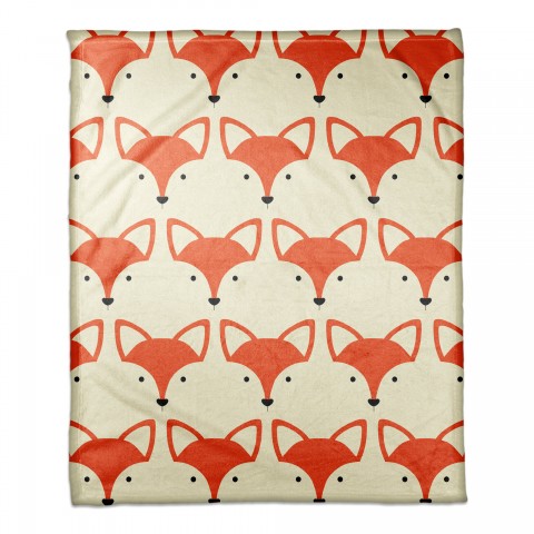 Tiger Face Friend 50x60 Throw Blanket