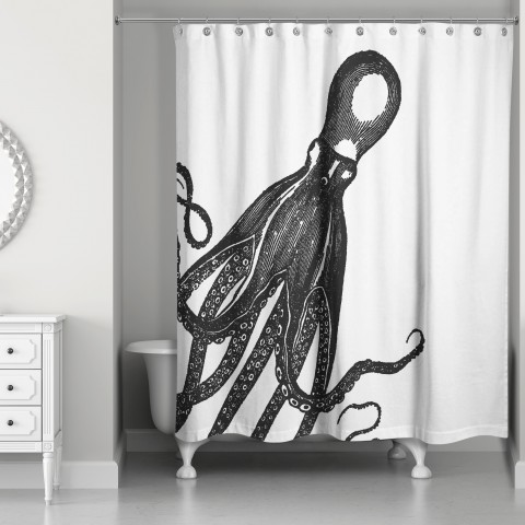 Octopus Shower Curtain