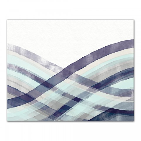 Watercolor Wave Pattern Wall Art