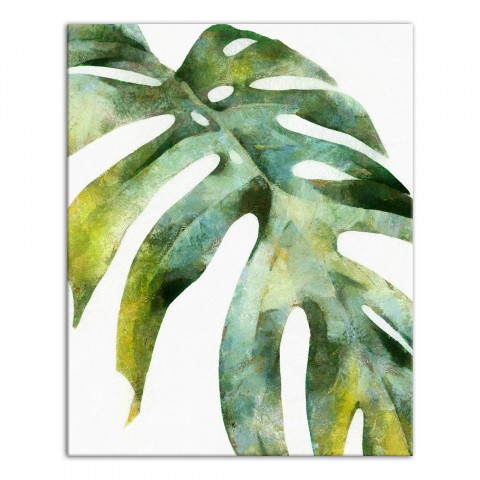 Watercolor Palm Leaf Wall Art