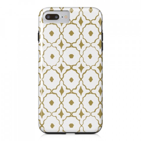 Gold Moroccan Tile iPhone Case