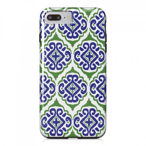 Blue Moroccan Tile iPhone Case