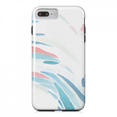 Horizontal Watercolor Brushstrokes iPhone Case