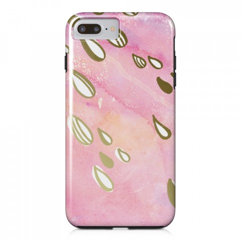 Watercolor Raindrops iPhone Case