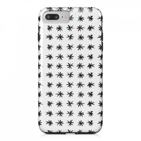 Black Asterisk iPhone Case