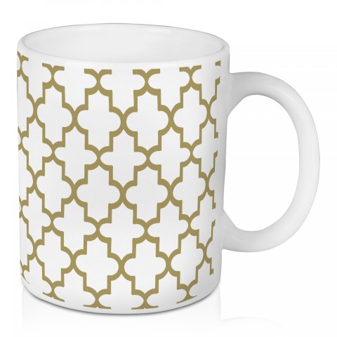 Gold Quatrefoil Drinkware Collection