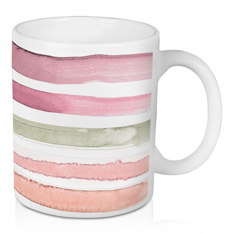 Watercolor Stripes Drinkware Collection