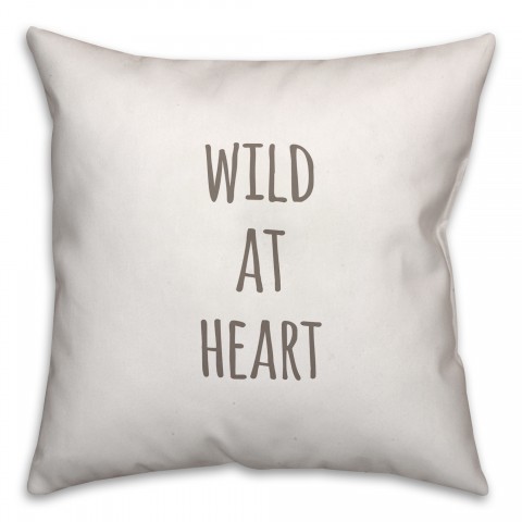 Wild At Heart 18x18 Throw Pillow