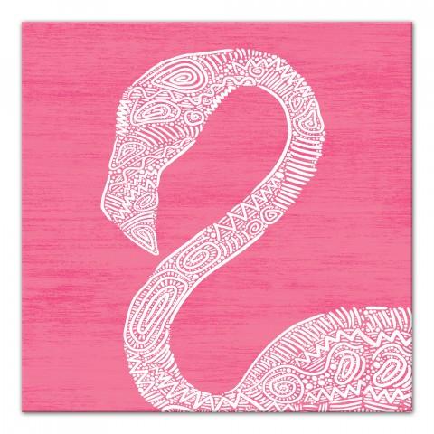 Pink Flamingo Wall Art