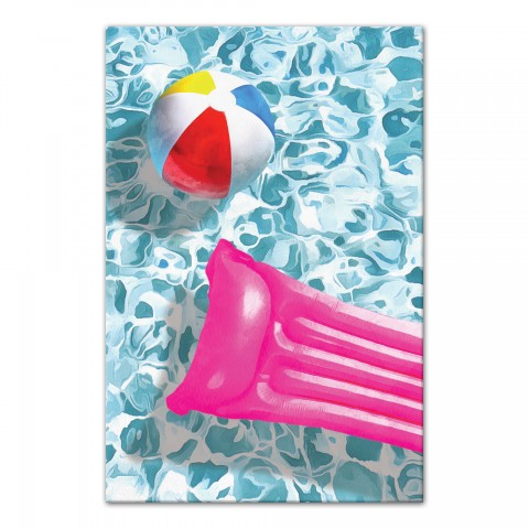 Swimming Pool Toys Wall Art