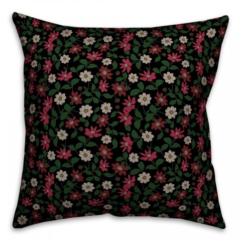 Floral Garden  Outdoor Throw Pillow