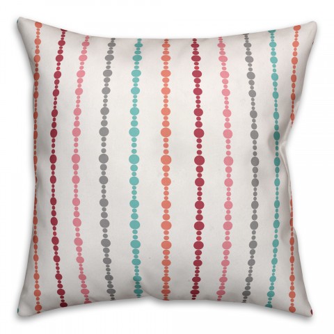 Colorful Tribal Pattern  Outdoor Throw Pillow