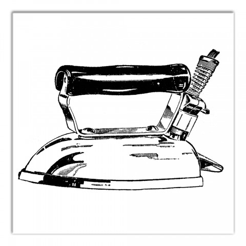 Vintage Iron Sketch Wall Art