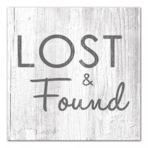 Lost and Found Laundry Room Wall Art
