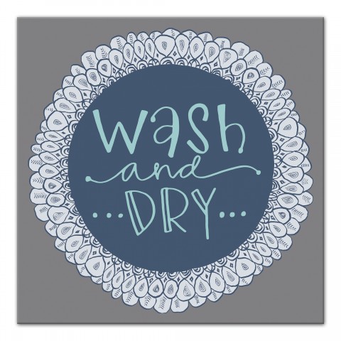 Wash and Dry Wall Art