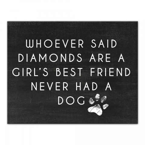 Girl's Best Friend Wall Art