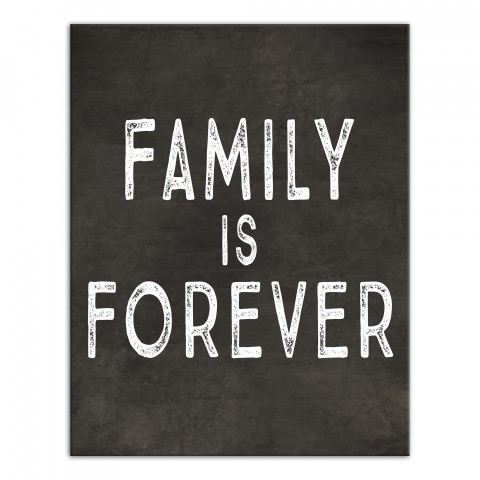 Family is Forever Wall Art