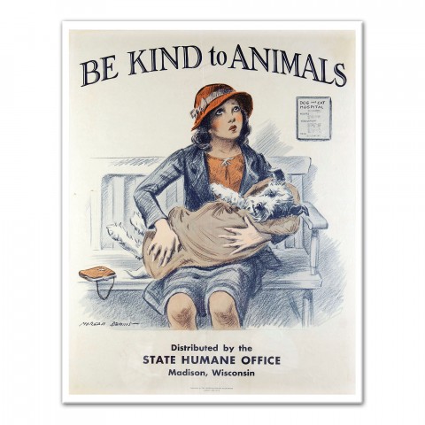 Be Kind to Animals Scene II Wall Art