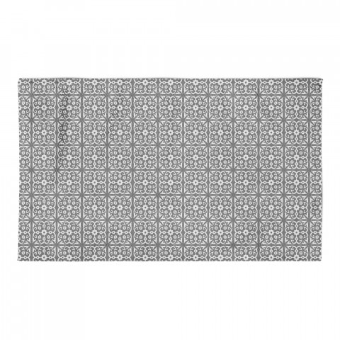 Gray Medallion Area Rug