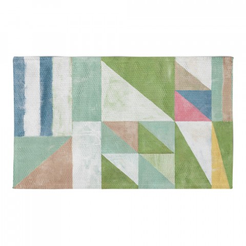 Colorful Triangle Abstract Area Rug