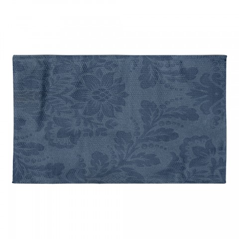 Blue Floral Area Rug