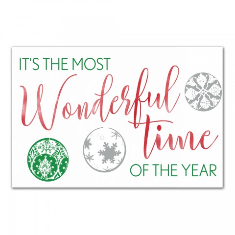 Rustic Noel 12x18 Canvas Wall Art