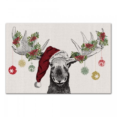Don't Stop Believing in Santa Claus 12x18 Canvas Wall Art